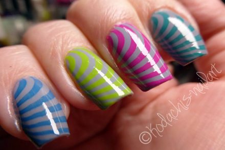 Neon Stamping mit Liquid Sky Lacquer